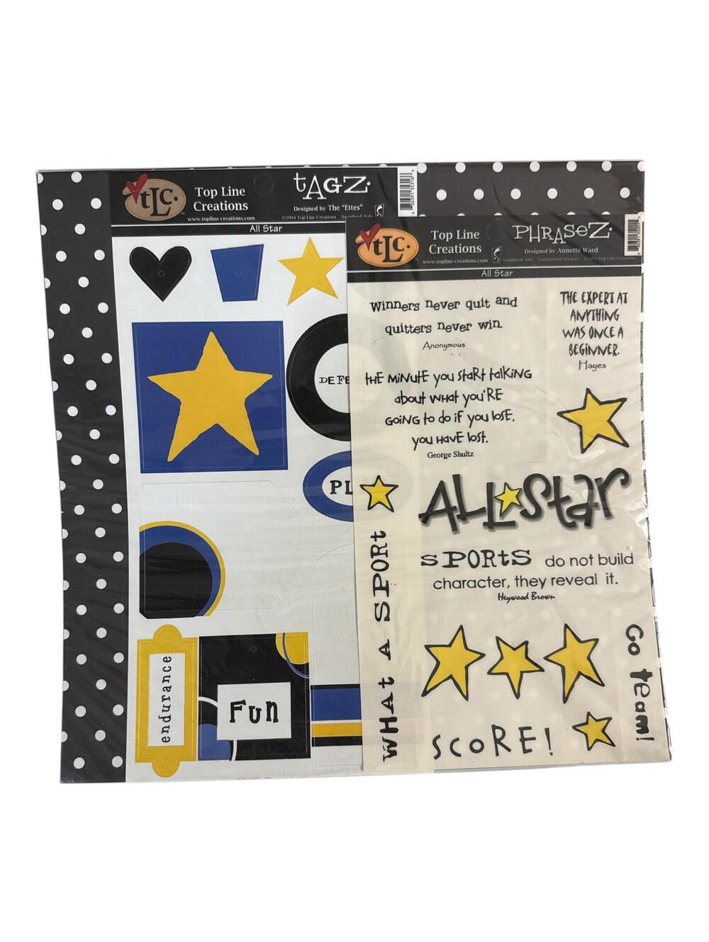 TLC designer collections layouts ideas tags and phrases 2004